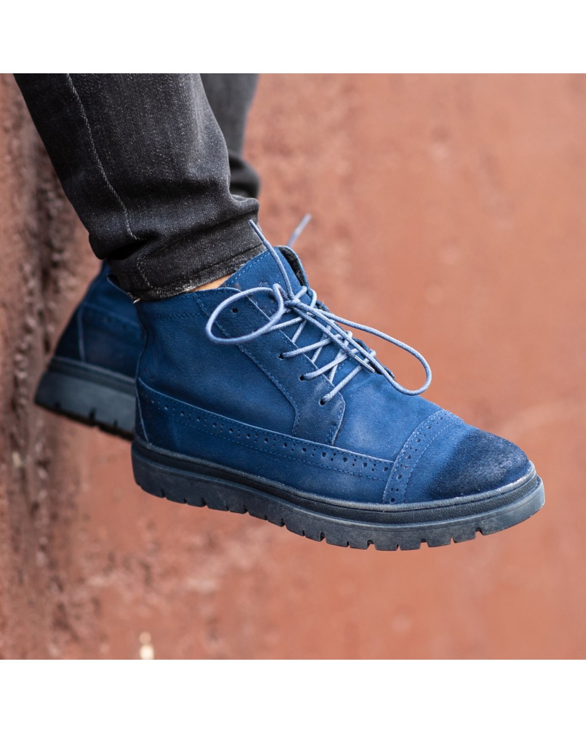 Боти чоловічі сині SMBW9796