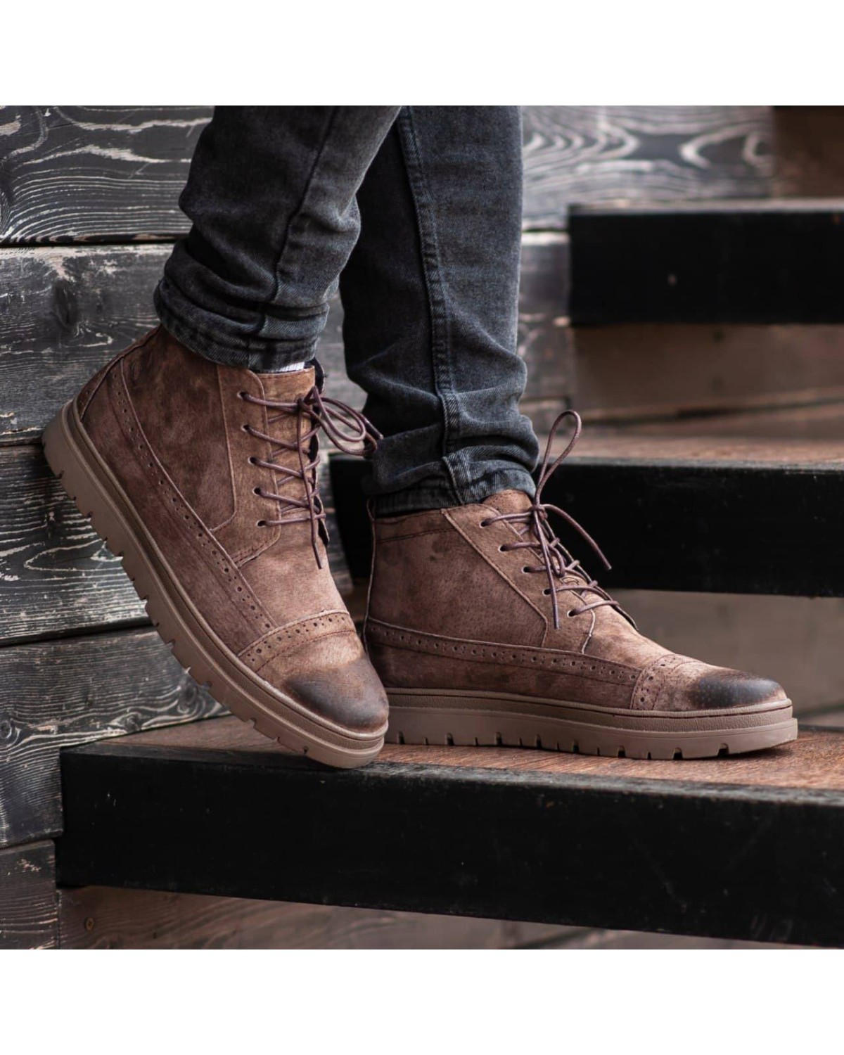 Боти чоловічі коричневі SMCW9799