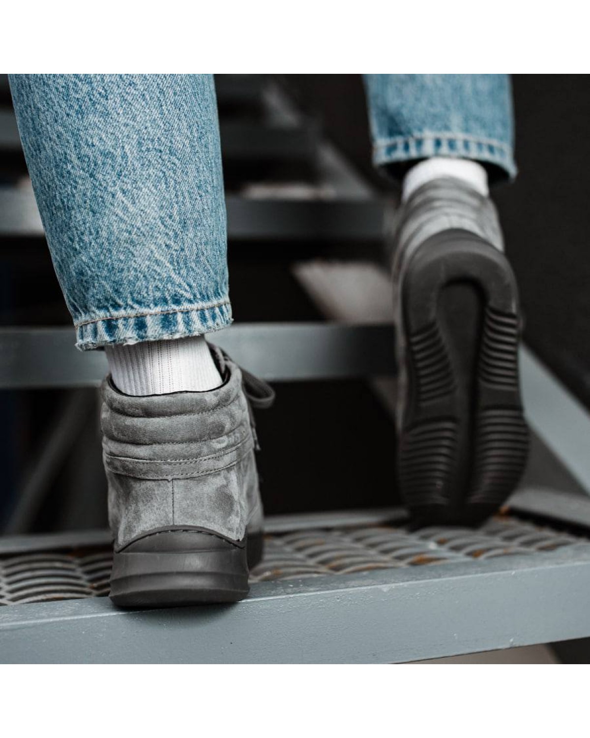 Боти чоловічі сірі SCG9586