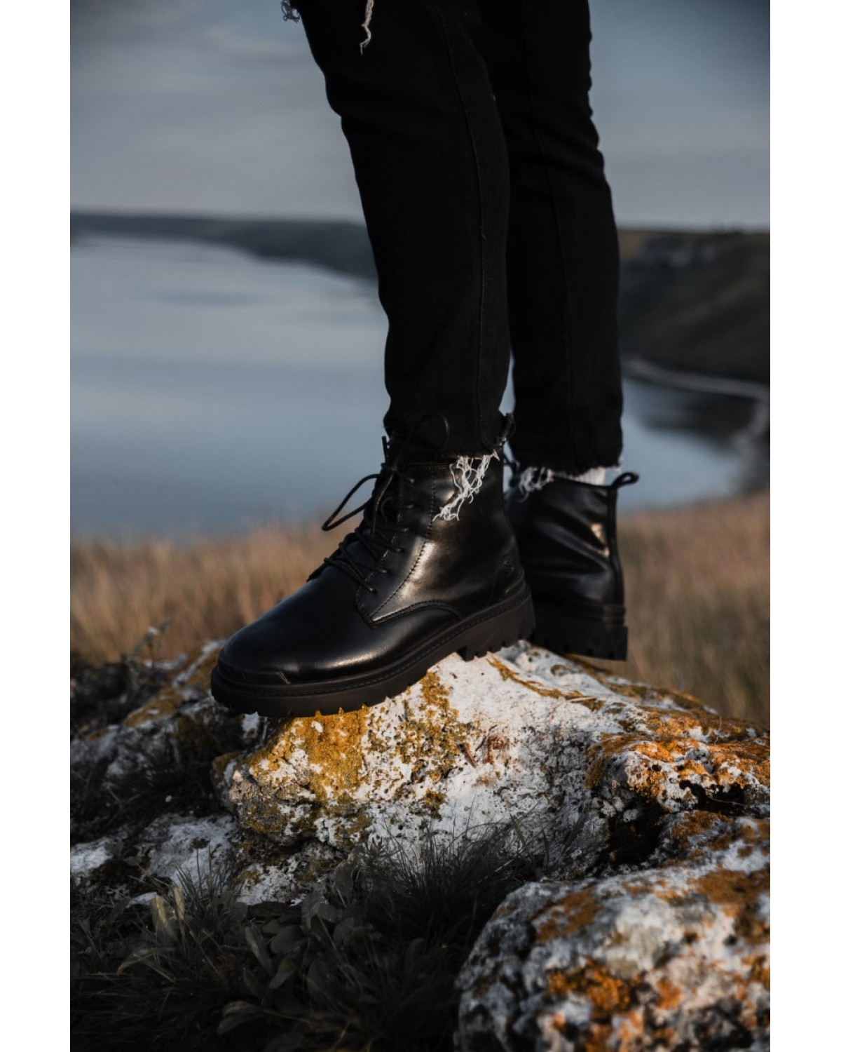 Боти чоловічі чорні SNB9590