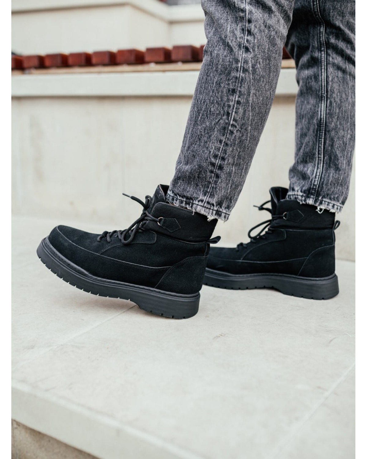 Боти чоловічі чорні TWB9539