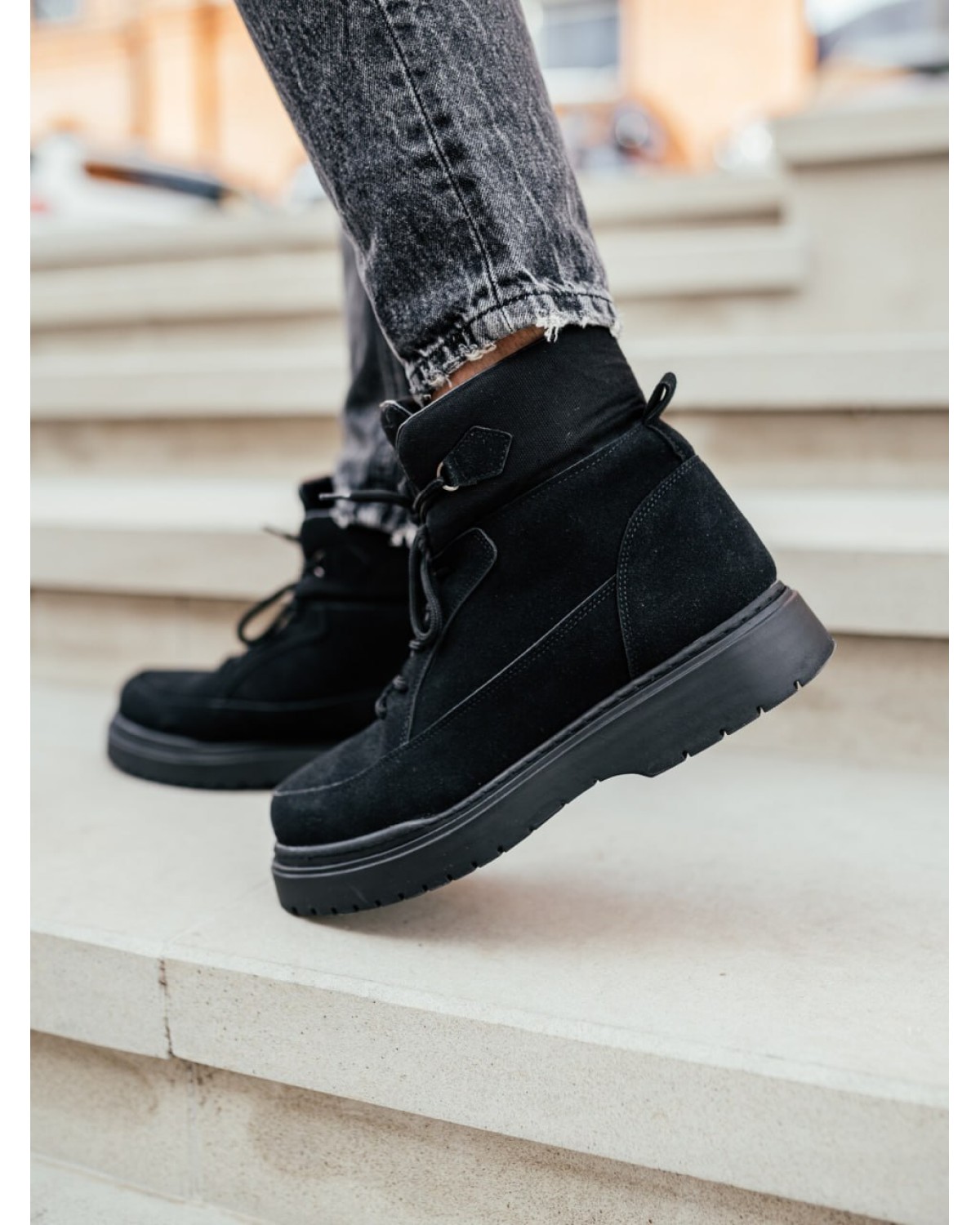 Боти чоловічі чорні TWB9539