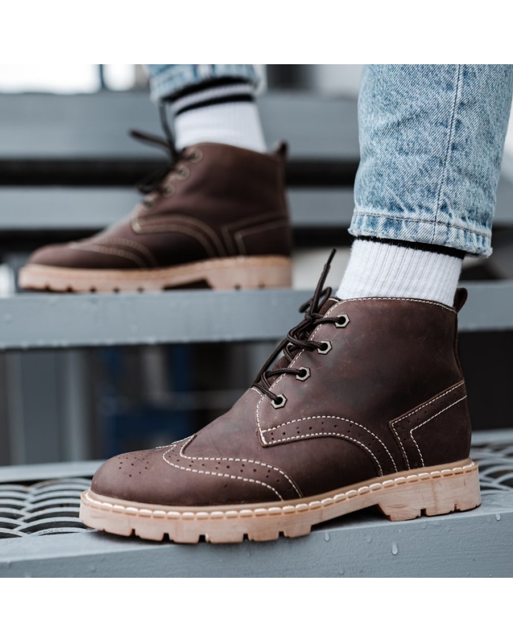 Боти чоловічі коричневі SRBW9806