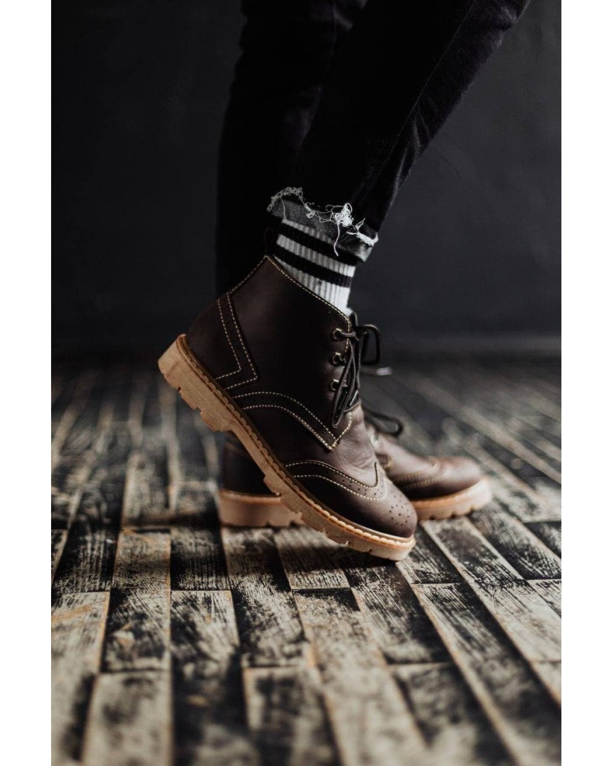 Боти чоловічі коричневі SRBW9806