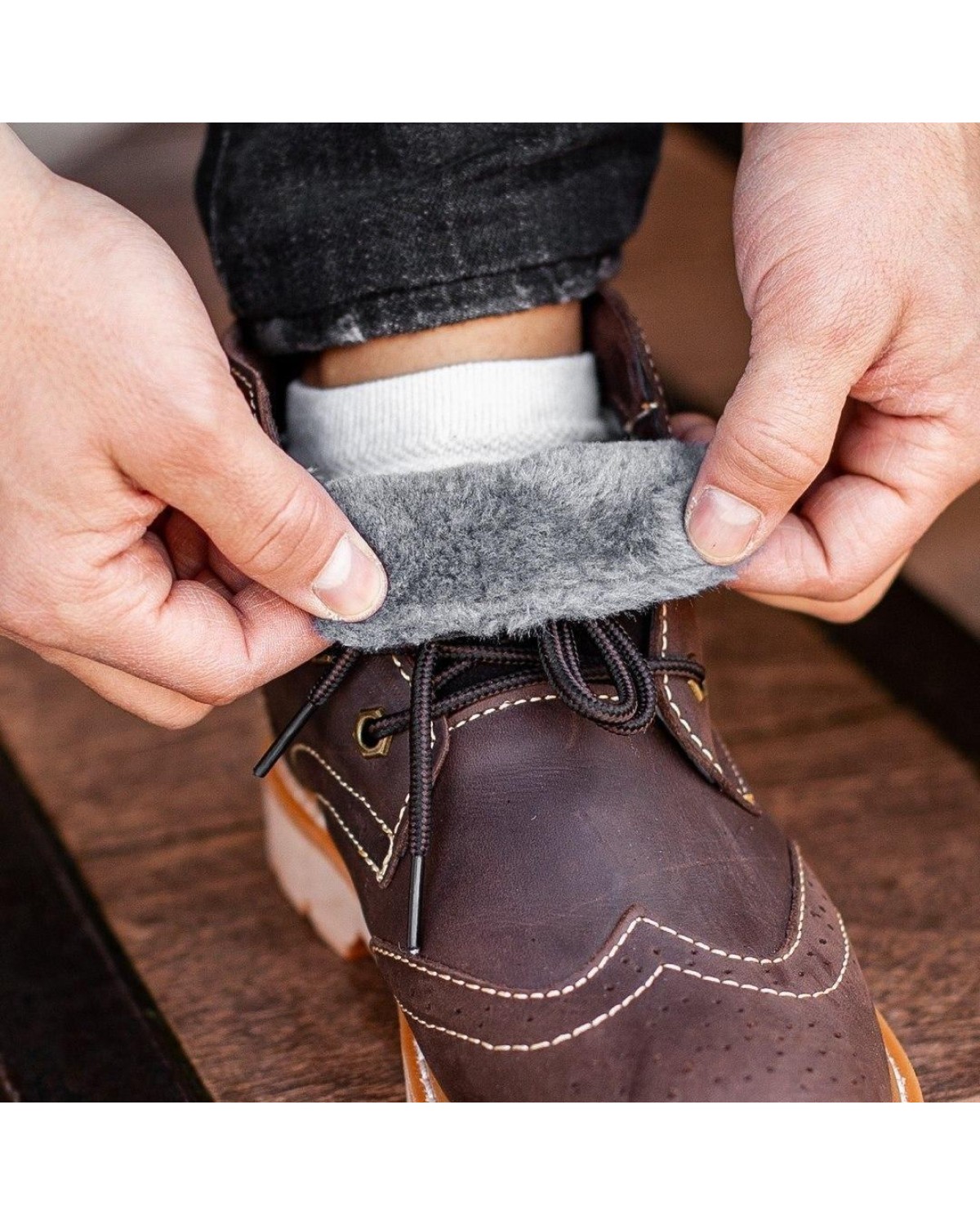 Боти чоловічі коричневі SRBW9806