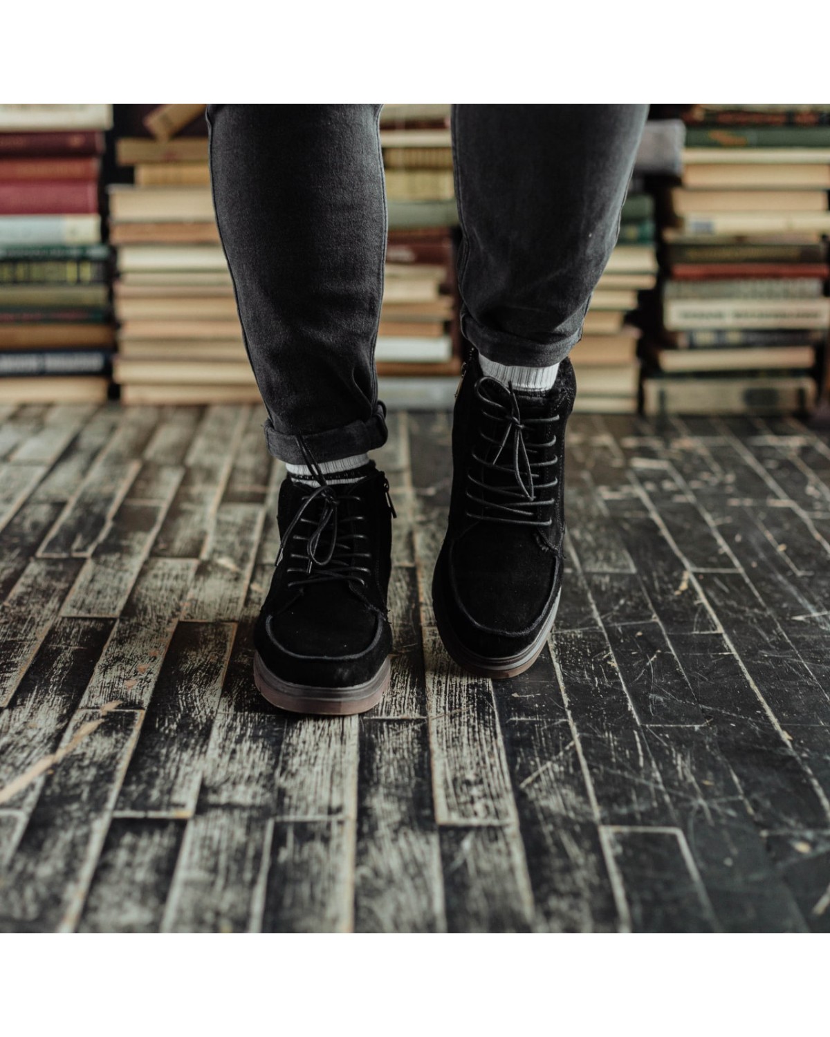 Боти чоловічі чорні SFBW9818