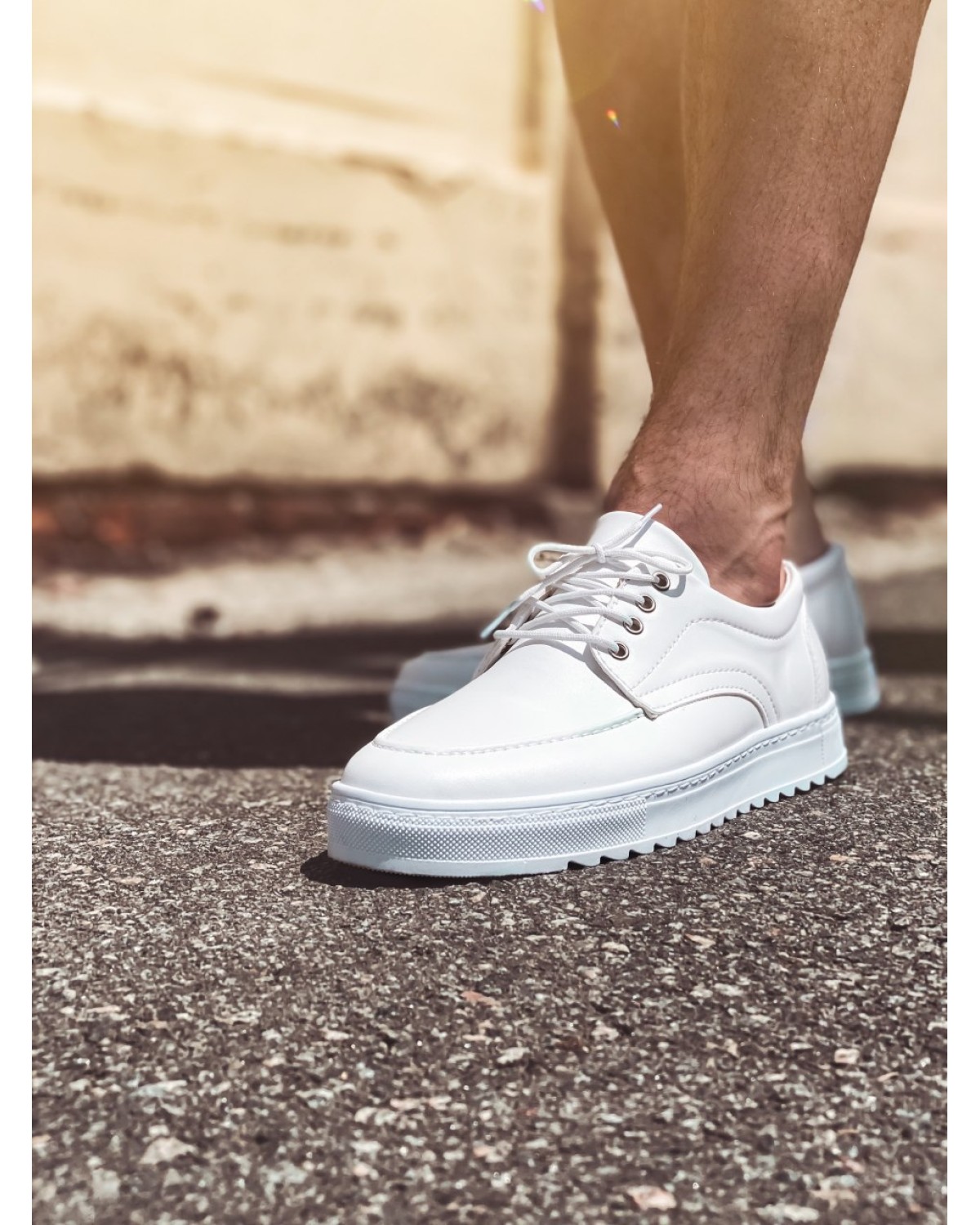 Кросівки чоловічі білі pau2