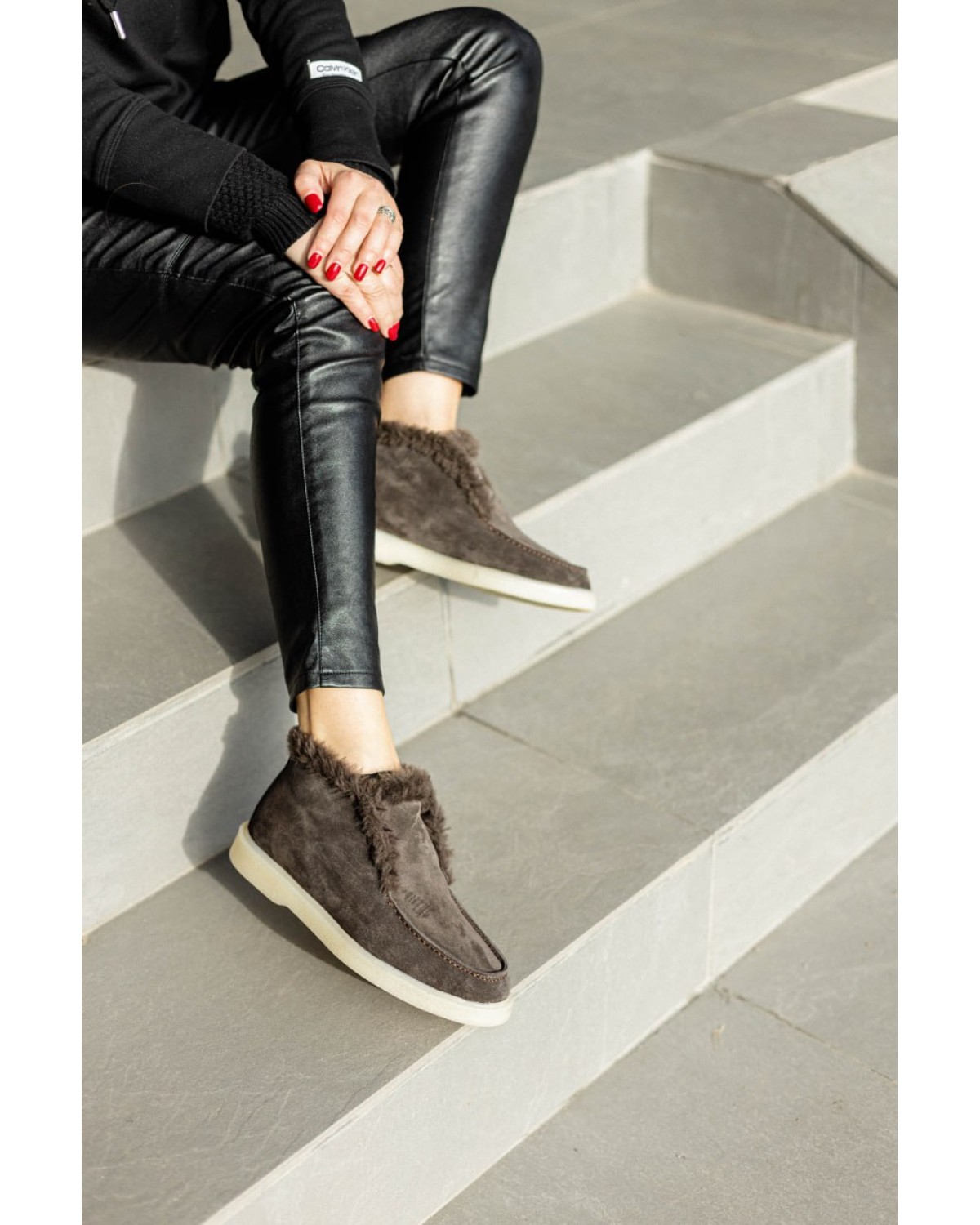 Боти жіночі коричневі AM10131