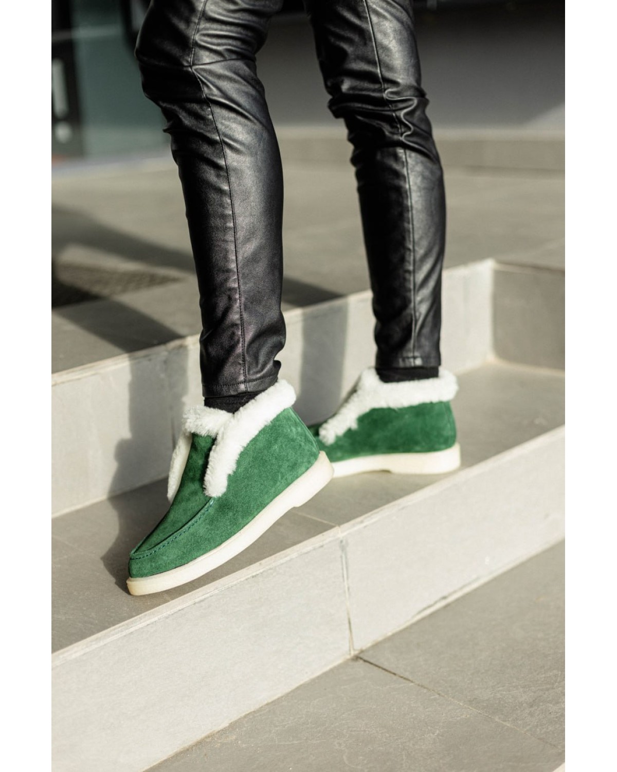 Боти жіночі зелені AM10132